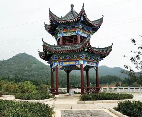 防腐木古建亭